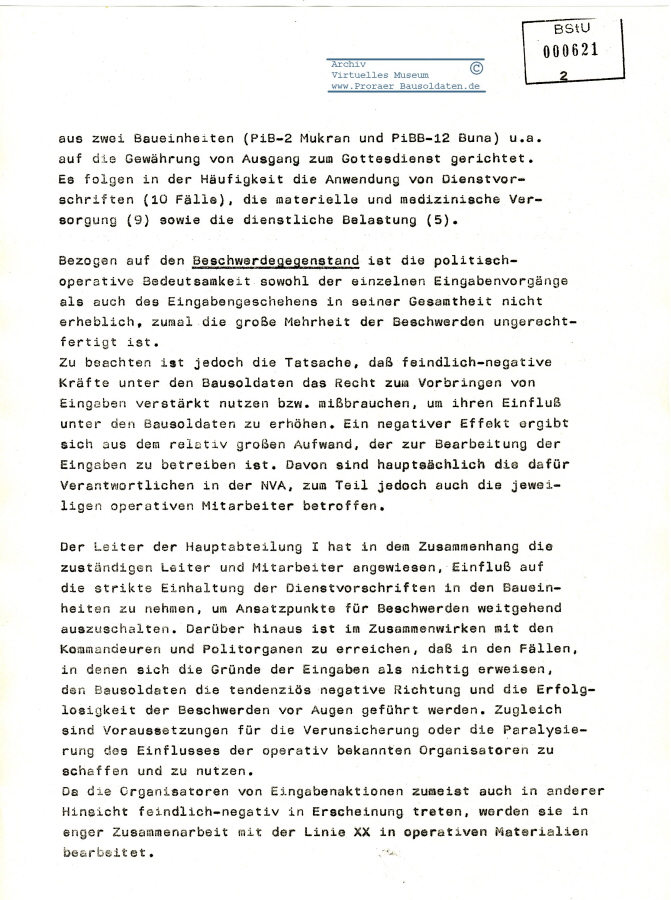 Einblick in die Stasiakte