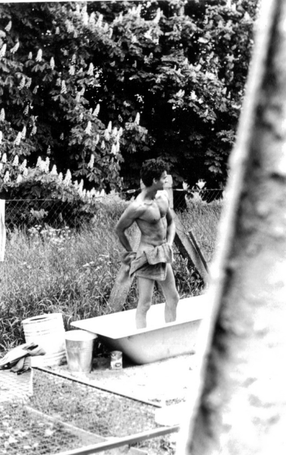 Baustelle Plattenwerk Bergen 1989 Bad