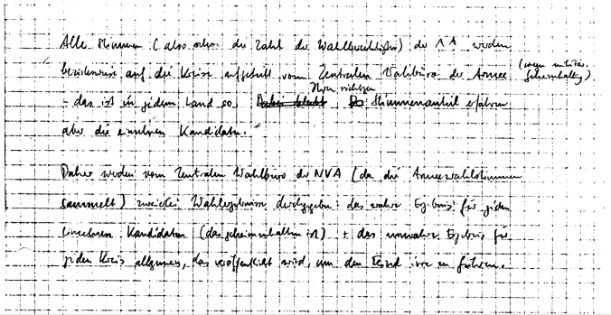 Deutung Kommunahlwahl Rgen 6.5.1984