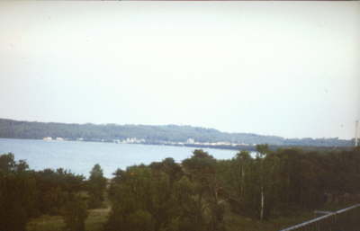 Blick aus dem Fenster in Richtung Binz