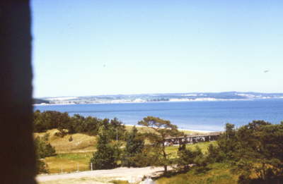 Blick aus dem Fenster in Richtung Mukran