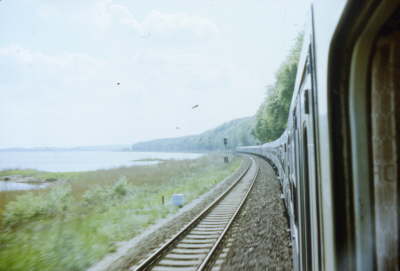 Am Kleinen Jasmunder Bodden. Sptestens hier begann das Herzklopfen, wen man auf dem Weg Richtung Prora war.