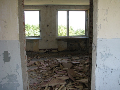 Und nebenan wieder ein Zimmer der Bausoldaten.