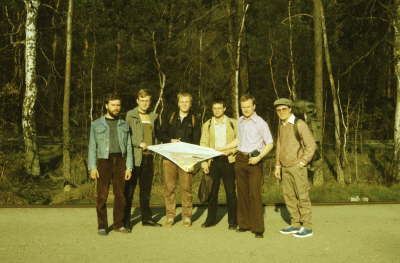 Abschied von den Zimmerkollegen.